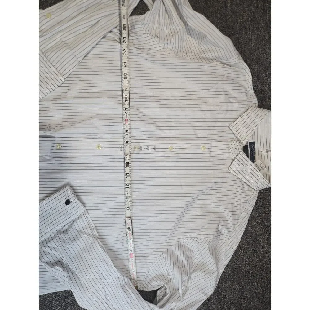 Polo Ralph Lauren Mems Button Up Shirt Estate Custom Fit 18/46